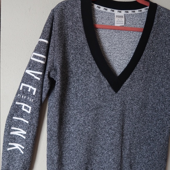 Victoria’s Secret PINK v neck pullover sweatshirt - Picture 4 of 8